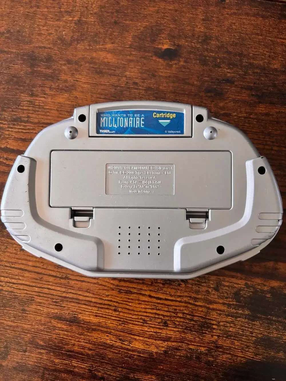 2000 Tiger Electronics Who Wants To Be A Millionaire Handheld LCD Game